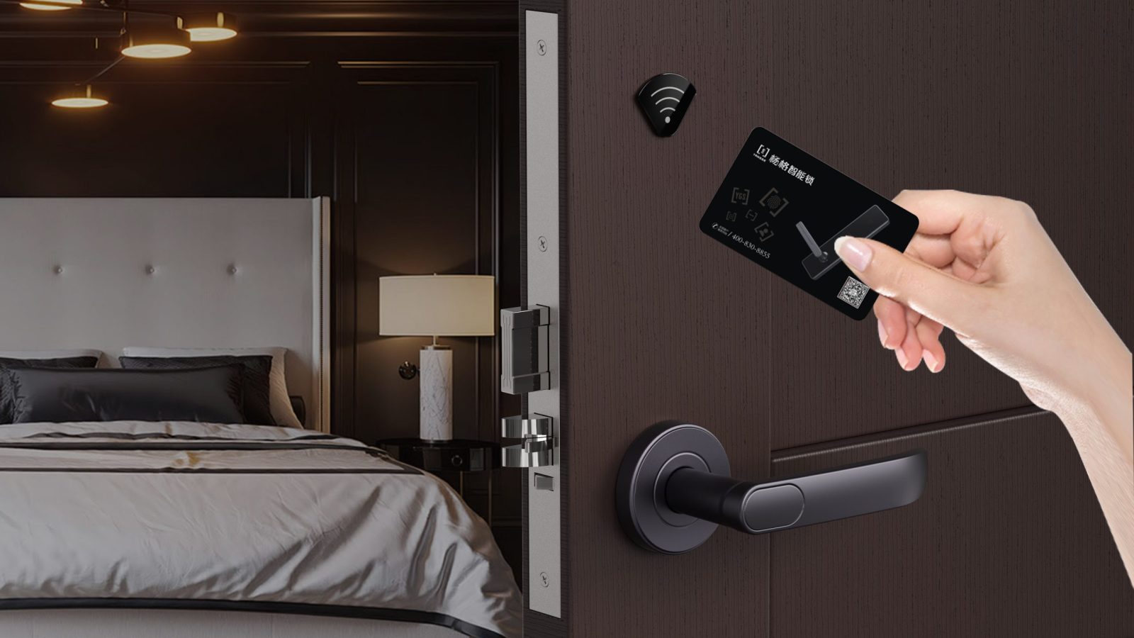 杨格分体酒店锁